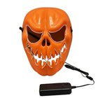 Hehkuva Kurpitsanaamio Halloween Karnevaali Juhla Rekvisiitta LED., Punainen