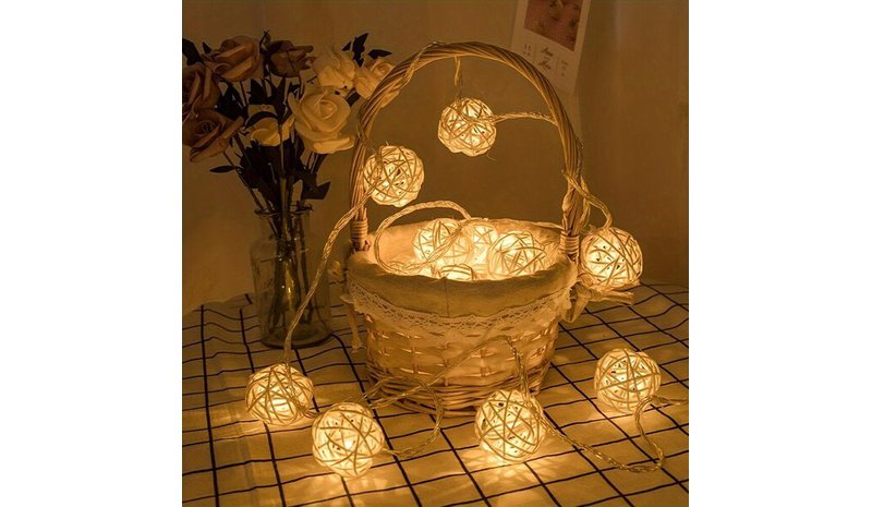 LED Rotting Pallo Jouluvalot