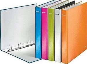 Segregator A4+ 40mm violetti, 4 rengasta, Leitz Wow