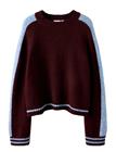 name it Nkfrania Ls Knit - Burgundy - 146-152
