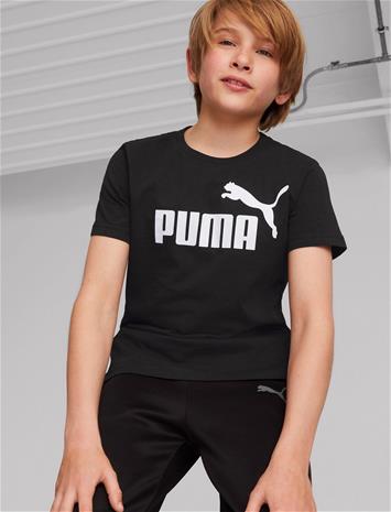 PUMA Ess Logo Tee B - Black - 104