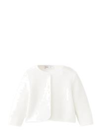 Mango Knit Cardigan - White - 1-3M