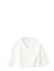 Mango Openwork Knit Cardigan - White - 1-3M