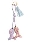 Mango Fish Charm Keyring - Purple - ONE SIZE
