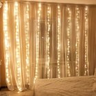USB-Käyttöiset LED Verhovalot | 599.85x298.7cm Sisästringvalot Kaukosäätimellä
