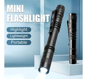 Mini LED taskulamppu klipsillä