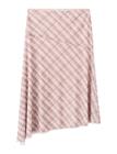 Mango Checked Asymmetric Skirt - Pink - XL