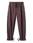 Mango Baggy Trousers With Ties - Purple - 42