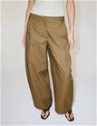 Mango Straight-Leg Trousers With Detachable Scarf - Khaki green - 44