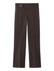 Mango Belt Straight-Fit Trousers - Brown - 42