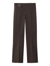 Mango Belt Straight-Fit Trousers - Brown - 42