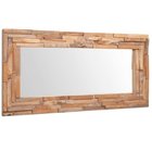 vidaXL Koristeellinen Peili Tiikki 120x60 cm Suorakaide, Muu sisustaminen