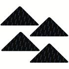 4/8/12kpl Matonpidikkeet Luistamattomat Lattialle Kaksipuolinen Tarra, 4vnt Triangle Black