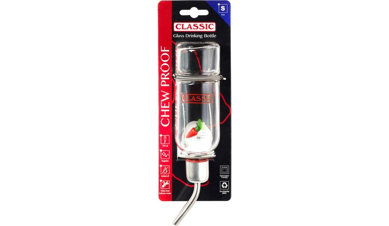 Glass Drinking Bottle Small 175ml juomapullo