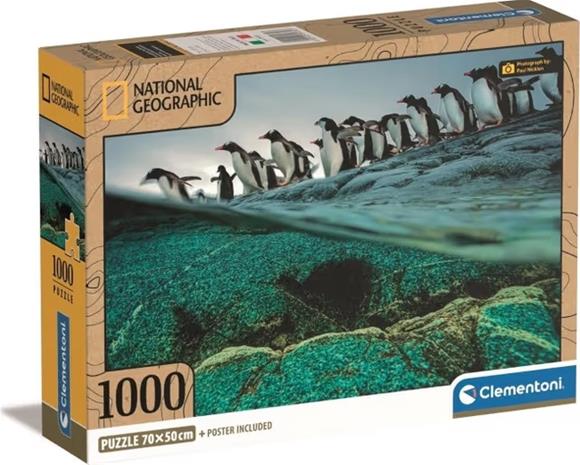 CLEMENTONI puzzle Gentoo Penguins, 1000pcs., 39730