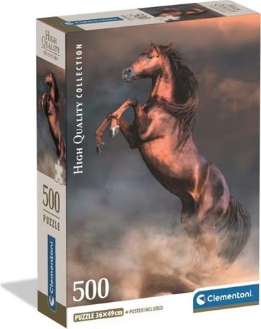Clementoni Wild Red Stallion 500p palapeli (Compact Box)