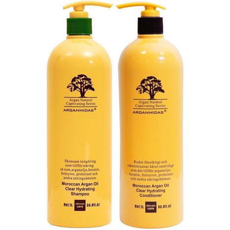 Arganmidas Clear Hydrating Bundle Shampoo 1000 ml & Conditioner 1000 ml