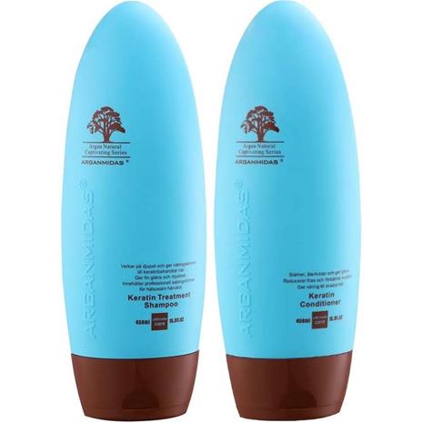 Arganmidas Keratin Treatment Bundle Shampoo 450 ml & Conditioner 450 ml