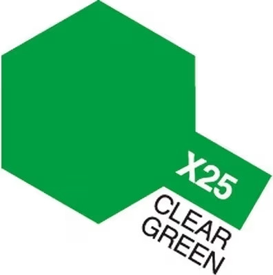Acrylic Mini X-25 Clear Green