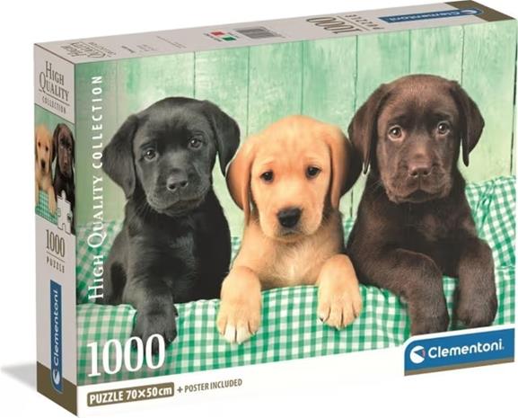 Clementoni Three Labradors (1000)
