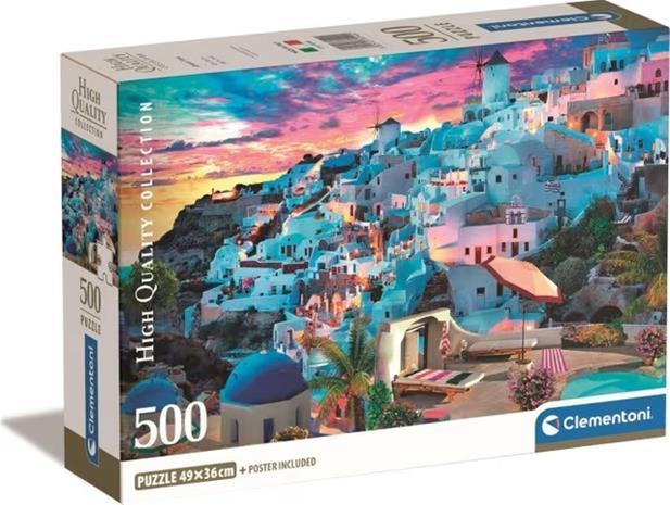 Clementoni High Quality Collection Greece View -palapeli, 500 palaa – kuva 4/4