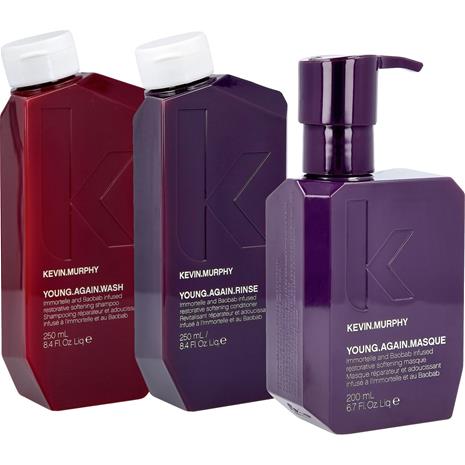 Kevin Murphy Young Again Bundle Wash 250 ml & Rinse 250 ml & Masque 200 ml