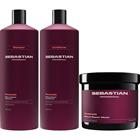 Sebastian Professional Penetraitt Bundle Rescue Repair Shampoo 1000 ml & Conditioner 1000 ml & Mask 500 ml