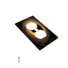 1kpl Art Deco Kosminen Musta Aukko Seinänlevy - Uudelleenkäytettävä PC Materiaali - Ihanteellinen Makuuhuoneeseen., Dvipusis