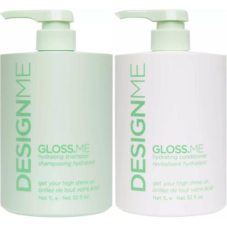 Design.Me GLOSS.ME Bundle Hydrating Shampoo 1000 ml & Conditioner 1000 ml