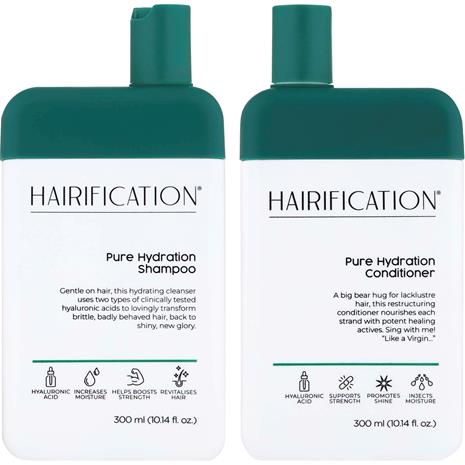 Hairification Pure Hydration Bundle Shampoo 300 ml & Conditioner 300 ml
