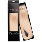Poze Hairextensions Clip & Go Standard Real Hair Extensions 60 cm 12NA Platinum