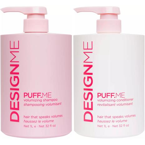 Design.Me PUFF.ME Bundle Volumizing Shampoo 1000 ml & Conditioner 1000 ml