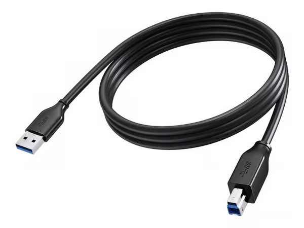 Vision - USB cable - USB Type A to USB Type B - 2 m – kuva 1/2