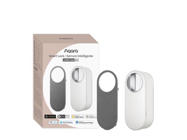 Aqara Smart Lock U200 Lite Kit -älylukko, valkoinen (Homekit, Matter, Thread)