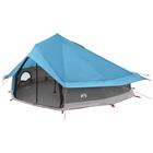 vidaXL Tipi-teltta Sininen 800 x 800 x 430 cm Polyesteri ja teräs
