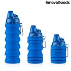 Käytettävä Silikonipullo - InnovaGoods - Bentle - 500 ml - Sininen - Ympäristöystävällinen