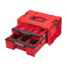 Qbrick Pro Drawer 2 Expert Red Ultra Hd -laatikko, jossa 13 järjestäjää