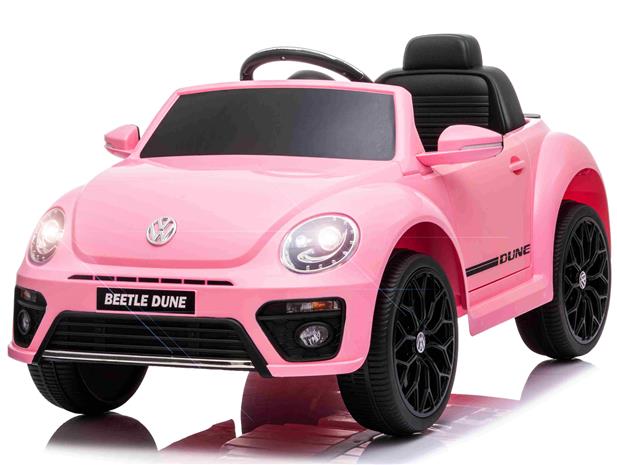 VW Beetle Dune sähköauto lapsille 10.8V, Pinkki