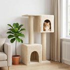 vidaXL Kissanpuu sisaliraapimispuilla Kerma 114 cm