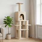 vidaXL Kissanpuu sisaliraapimispuilla Kerma 180 cm