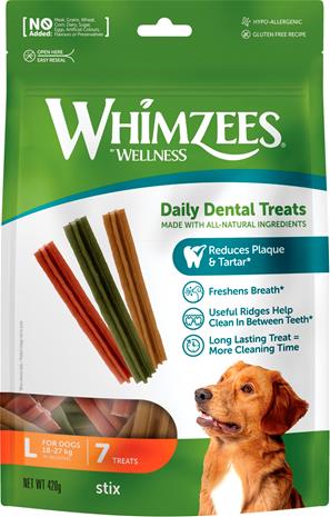 Whimzees Stix Veggie L 7 kpl