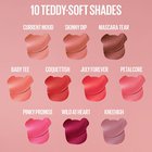 Huulipuna Maybelline New York Super Stay Teddy Tint Pink 5 ml, pitkäkestoinen blurattu mattapinta