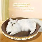 Kestävä 2-In-1 Kissanraapija &amp; Lounge - Kulmamainen Pahvi Raapimisalusta Sisäkissoille.