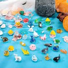 20 Kpl Mini Hartsi Eläimet, Meri Teemaiset Miniatyyrifiguurit