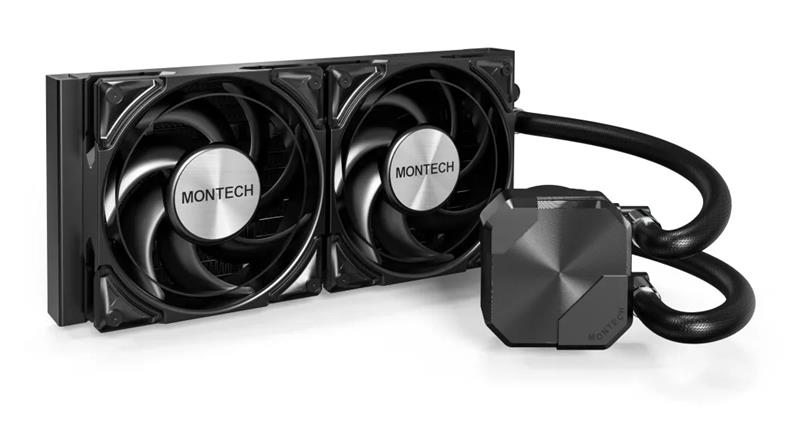 Montech HyperFlow240 Silent Black - CPU Vesijäähdytys - Max 25 dBA