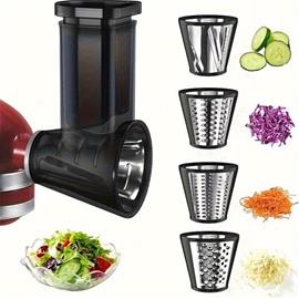 Viipalointi ja raastinlisävaruste KitchenAid-yleiskoneelle, 4 terää.