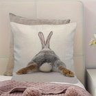 Harmaa Kani Tyynynpäällinen Koristeellinen Makuuhuoneeseen 45.72 Cm