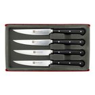 Zwilling 39029002-0 Pihvipihvisarja, 4 kpl, ruostumatonta terästä, musta/hopea