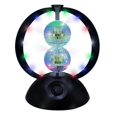 PartyFunLights pyörivä monivärinen LED-diskopallo