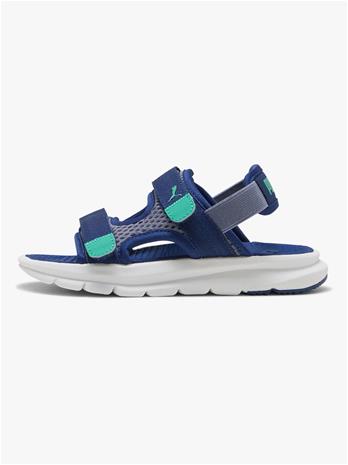 Puma Evolve Sandaalit, Blue/Vibrant Green, 31